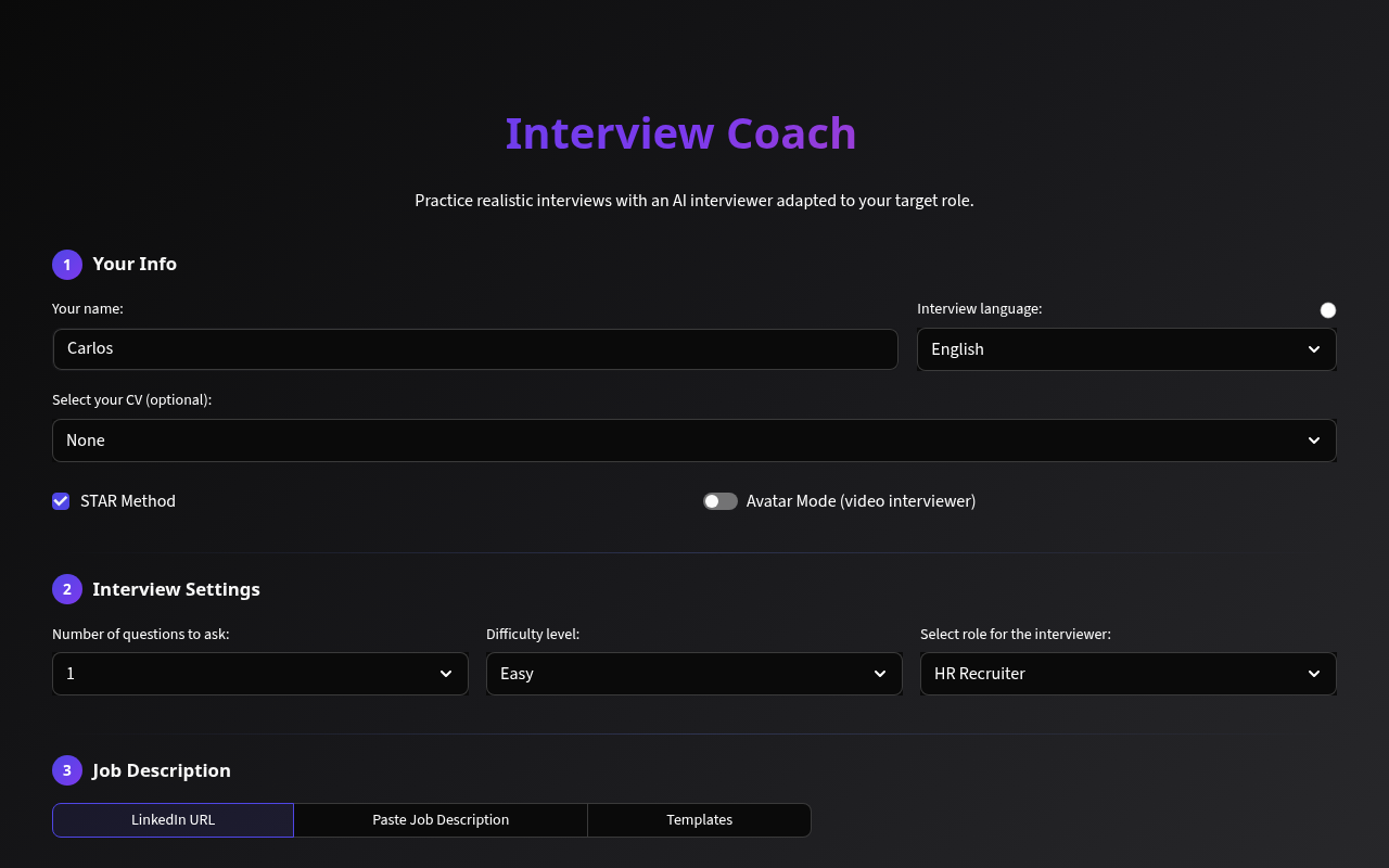 Jobifly Interview Coach - AI-powered interview practice